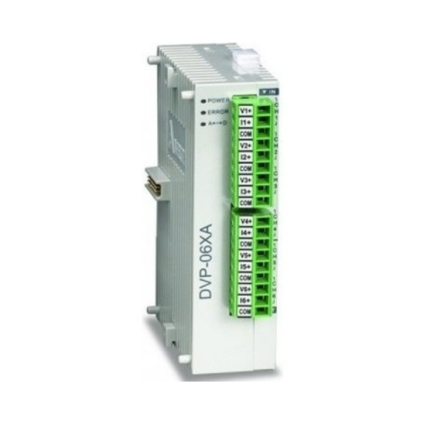 DVP06XA-S2 4 Analog Girişli 2 Analog Çıkışlı PLC Modülü